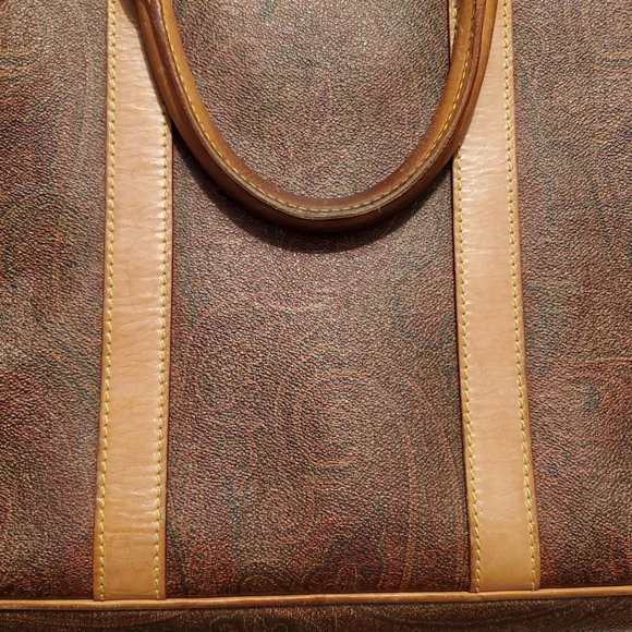 Vintage Etro Paisley Briefcase / Laptop Bag - Picture 6 of 9